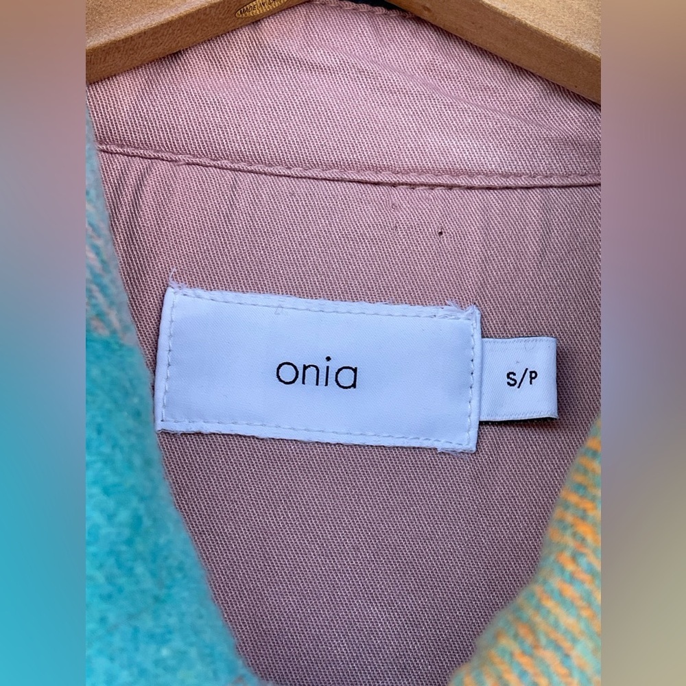 Onia Multi Color Shacket Size Small - image 4